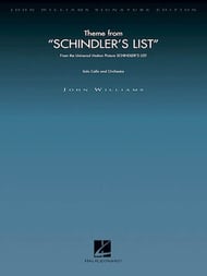 Theme from Schindler's List Orchestra sheet music cover